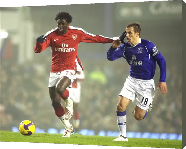 Emmanuel Adebayor (Arsenal) Phil Neville (Everton)