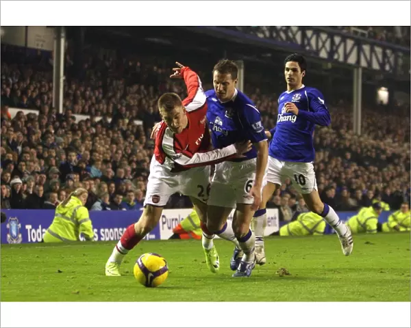 Nicklas Bendtner (Arsenal) Phil Jagielka (Everton)