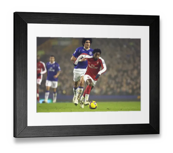 Framed Print : Clash of Midfield Titans: Song vs. Fellaini at Goodison Park, Everton vs. Arsenal, 2009 Framed Print : Clash of Midfield Titans: Song vs. Fellaini at Goodison Park, Everton vs. Arsenal, 2009