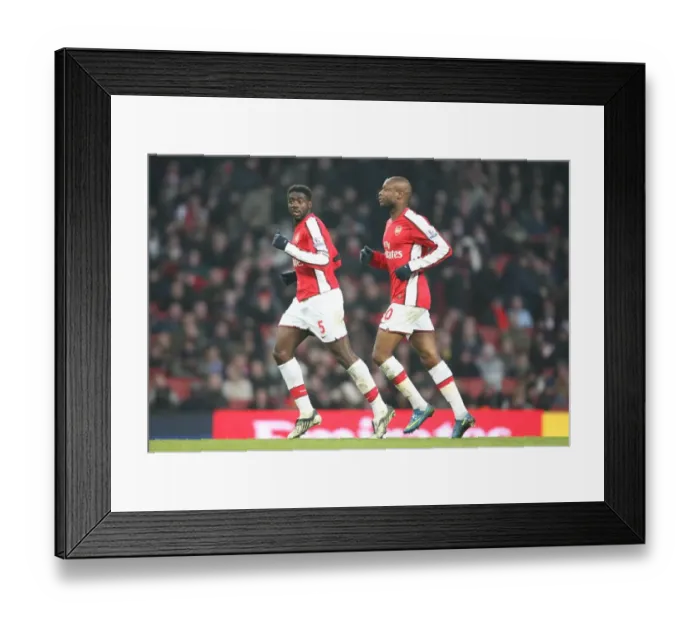 Framed Print : Arsenal v West Ham United 2008-9 Framed Print : Arsenal v West Ham United 2008-9