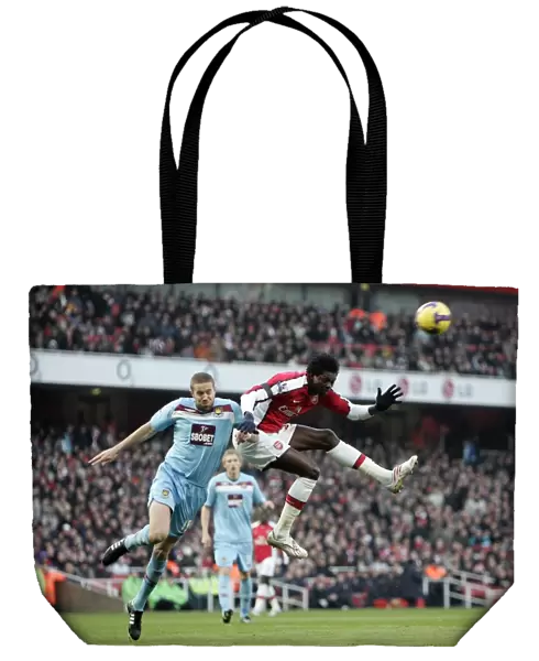 Emmanuel Adebayor (Arsenal) Matthew Upson (West Ham)