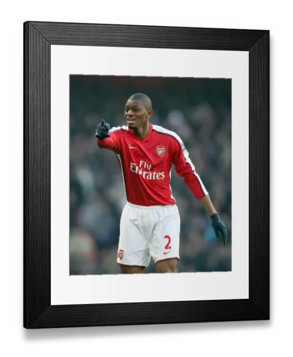 Framed Print : Abou Diaby in Action: Arsenal vs. West Ham United, 0:0 Stalemate, Barclays Premier League, Emirates Stadium, January 2009 Framed Print : Abou Diaby in Action: Arsenal vs. West Ham United, 0:0 Stalemate, Barclays Premier League, Emirates Stadium, January 2009