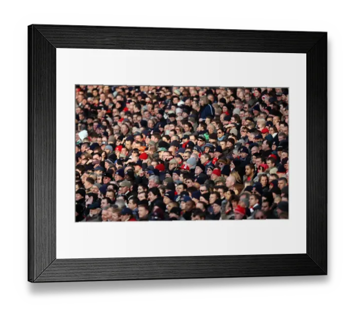 Framed Print : Arsenal fans