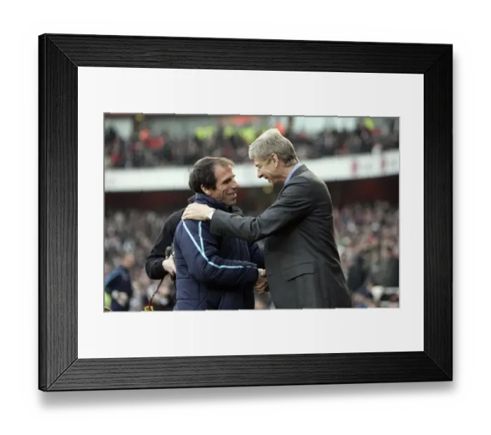 Framed Print : Wenger vs. Zola: A Battle of Managers at the Emirates - Arsenal 0:0 West Ham United, Barclays Premier League, January 31, 2009 Framed Print : Wenger vs. Zola: A Battle of Managers at the Emirates - Arsenal 0:0 West Ham United, Barclays Premier League, January 31, 2009
