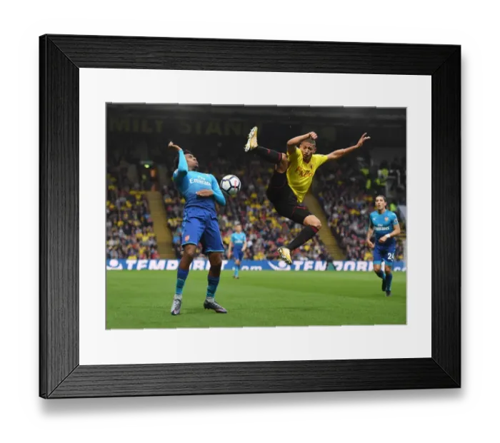 Framed Print : Clash of Talents: Iwobi vs. Richarlison in the Premier League Showdown between Watford and Arsenal Framed Print : Clash of Talents: Iwobi vs. Richarlison in the Premier League Showdown between Watford and Arsenal