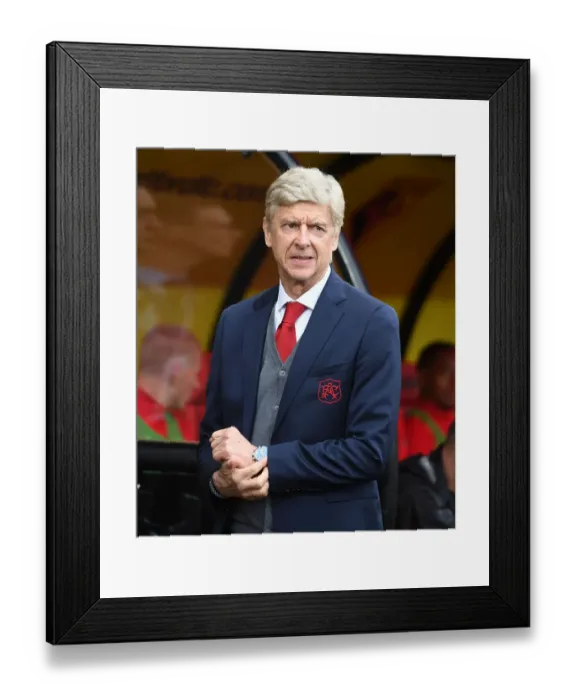 Framed Print : Arsene Wenger - Watford vs Arsenal, Premier League 2017-18 Framed Print : Arsene Wenger - Watford vs Arsenal, Premier League 2017-18
