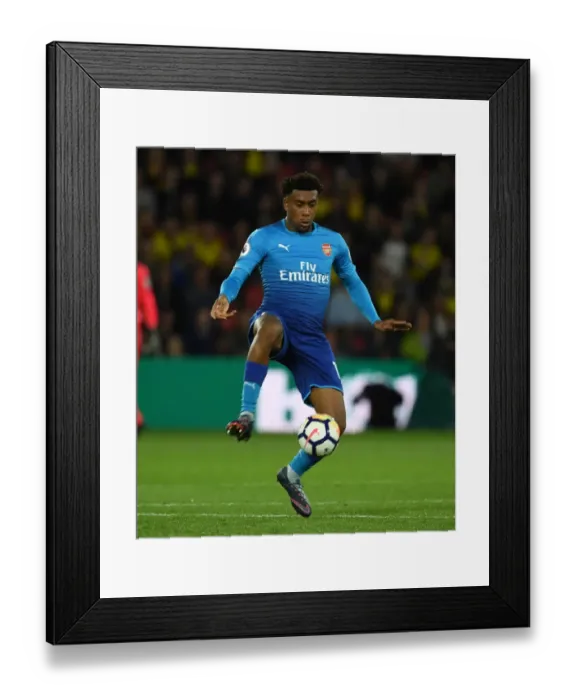Framed Print : Alex Iwobi in Action: Watford vs Arsenal, Premier League 2017-18 Framed Print : Alex Iwobi in Action: Watford vs Arsenal, Premier League 2017-18