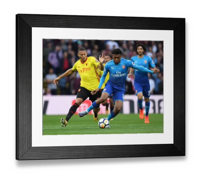 Framed Print : Clash at Vicarage Road: Iwobi vs. Richarlison - Premier League Showdown Framed Print : Clash at Vicarage Road: Iwobi vs. Richarlison - Premier League Showdown