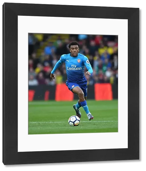 Alex Iwobi in Action: Arsenal's Close Call at Vicarage Road - Watford 2:1 Premier League
