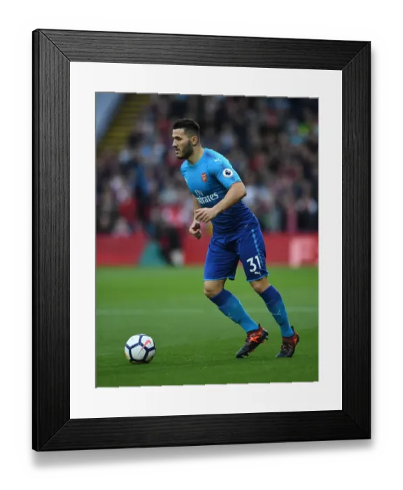 Framed Print : Sead Kolasinac: Arsenal's Defensive Powerhouse in Action against Watford, Premier League 2017-18 Framed Print : Sead Kolasinac: Arsenal's Defensive Powerhouse in Action against Watford, Premier League 2017-18