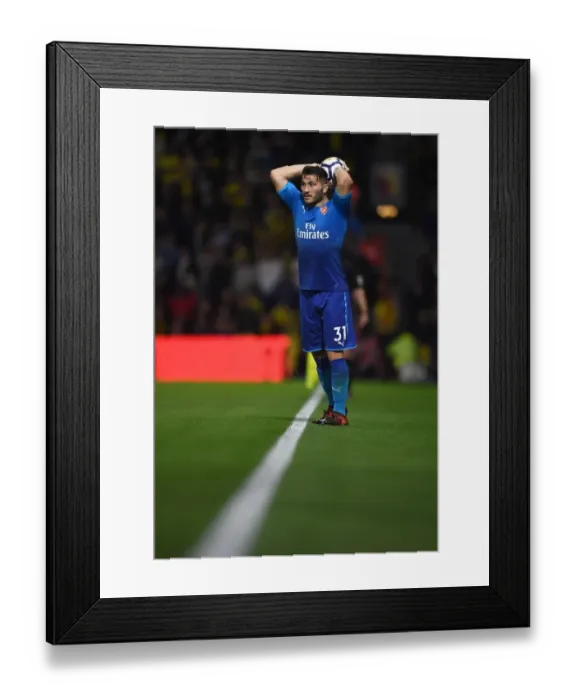 Framed Print : Sead Kolasinac: Arsenal's Defensive Powerhouse in Action Against Watford, Premier League 2017-18 Framed Print : Sead Kolasinac: Arsenal's Defensive Powerhouse in Action Against Watford, Premier League 2017-18