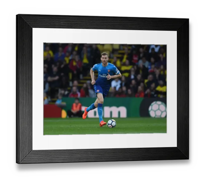 Framed Print : Per Mertesacker's Last Stand: Arsenal's 2-1 Defeat at Watford, Premier League 2017-18 Framed Print : Per Mertesacker's Last Stand: Arsenal's 2-1 Defeat at Watford, Premier League 2017-18