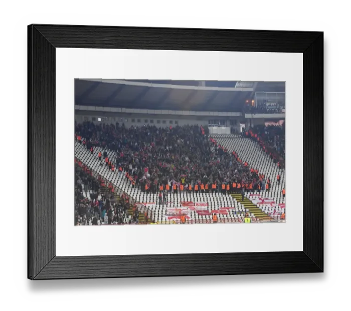 Framed Print : Arsenal Fans in Belgrade: Red Star Belgrade vs Arsenal UEFA Europa League 2017-18 Framed Print : Arsenal Fans in Belgrade: Red Star Belgrade vs Arsenal UEFA Europa League 2017-18