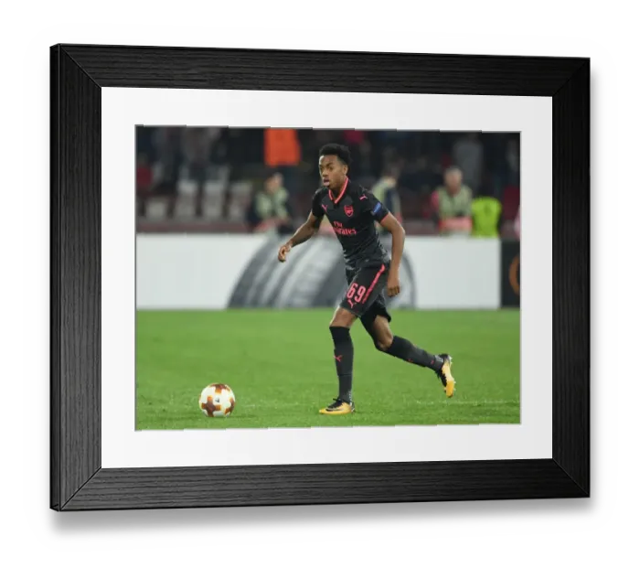 Framed Print : Joe Willock's Star-Making Performance: Arsenal's Victory over Red Star Belgrade in Europa League 2017-18