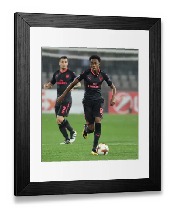Framed Print : Joe Willock: Arsenal's Standout Performance against Red Star Belgrade Framed Print : Joe Willock: Arsenal's Standout Performance against Red Star Belgrade