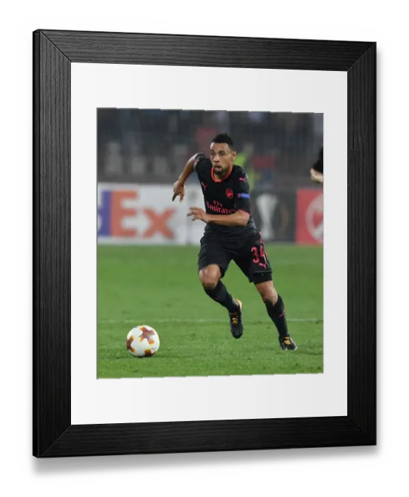 Framed Print : Francis Coquelin: Arsenal's Midfield Maestro in Red Star Belgrade Framed Print : Francis Coquelin: Arsenal's Midfield Maestro in Red Star Belgrade