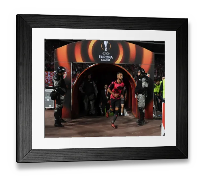 Framed Print : Theo Walcott's Rajko Mitic Stadium Walkout: Arsenal FC vs Crvena Zvezda, UEFA Europa League 2017 Framed Print : Theo Walcott's Rajko Mitic Stadium Walkout: Arsenal FC vs Crvena Zvezda, UEFA Europa League 2017