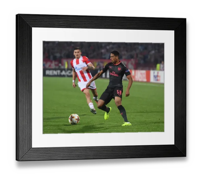 Framed Print : Marcus McGuane: Arsenal's Star Performance Against Red Star Belgrade Framed Print : Marcus McGuane: Arsenal's Star Performance Against Red Star Belgrade