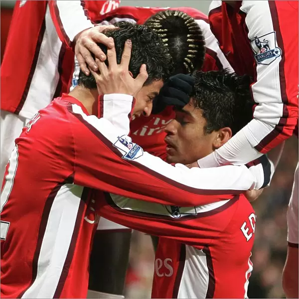 Eduardo and Carlos Vela: Unstoppable Duo Celebrates Arsenal's 4:0 FA Cup Victory
