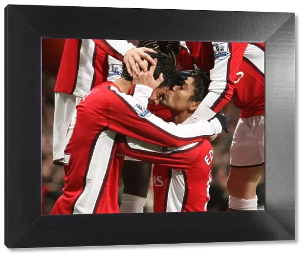 Eduardo and Carlos Vela: Unforgettable Moment as Arsenal Scores Four against Cardiff City in FA Cup