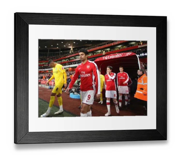 Framed Print : Arsenal's Eduardo Scores Brace in 4-0 FA Cup Victory over Cardiff City at Emirates Stadium (May 16, 2009)