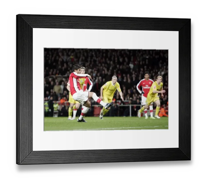 Framed Print : Eduardo's Brace: Arsenal Crushes Cardiff City 4-0 in FA Cup Framed Print : Eduardo's Brace: Arsenal Crushes Cardiff City 4-0 in FA Cup