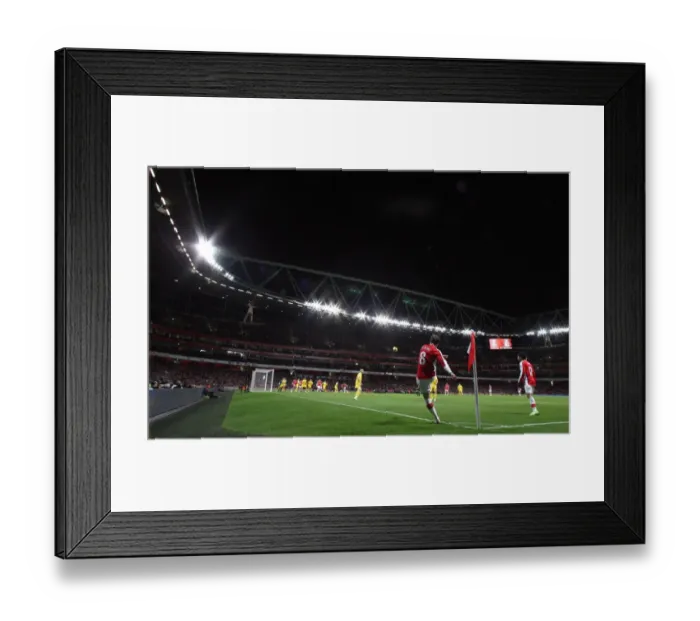 Framed Print : Samir Nasri (Arsenal) takes a corner Framed Print : Samir Nasri (Arsenal) takes a corner
