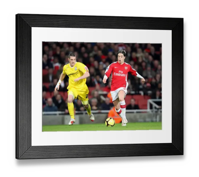 Framed Print : Samir Nasri (Arsenal) Mark Kennedy (Cardiff) Framed Print : Samir Nasri (Arsenal) Mark Kennedy (Cardiff)