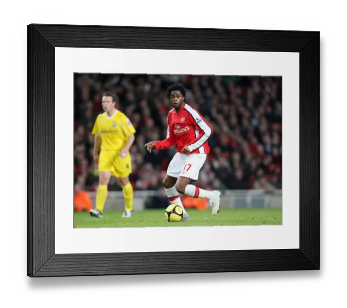 Framed Print : Alex Song's Domination: Arsenal's 4-0 FA Cup Victory Over Cardiff City (May 16, 2009)