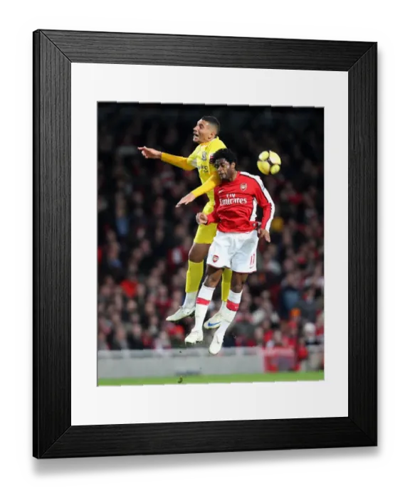 Framed Print : Alex Song (Arsenal) Jay Bothroyd (Cardiff) Framed Print : Alex Song (Arsenal) Jay Bothroyd (Cardiff)