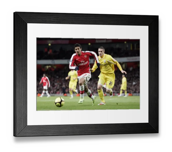 Framed Print : Carlos Vela (Arsenal) Mark Kennedy (Cardiff) Framed Print : Carlos Vela (Arsenal) Mark Kennedy (Cardiff)