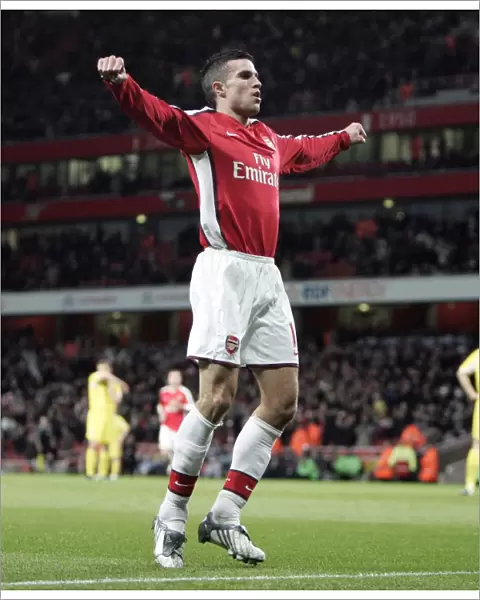 Robin van Persie's Euphoric Goal: Arsenal's Unforgettable 4-0 FA Cup Victory over Cardiff City (May 16, 2009)