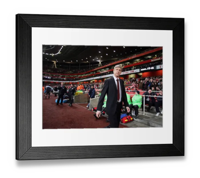 Framed Print : Arsene Wenger Celebrates Arsenal's 4:0 FA Cup Victory Over Cardiff City at Emirates Stadium (May 16, 2009) Framed Print : Arsene Wenger Celebrates Arsenal's 4:0 FA Cup Victory Over Cardiff City at Emirates Stadium (May 16, 2009)