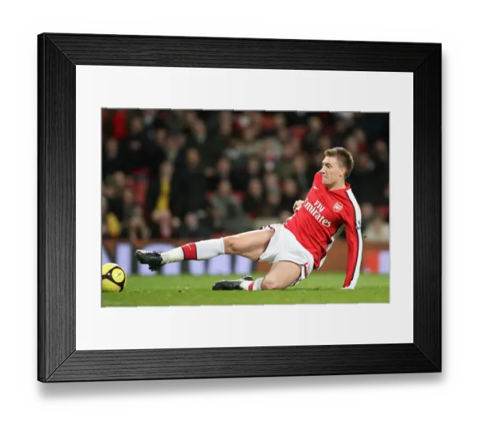 Framed Print : Arsenal's Nicklas Bendtner Scores in 4-0 FA Cup Victory over Cardiff City Framed Print : Arsenal's Nicklas Bendtner Scores in 4-0 FA Cup Victory over Cardiff City