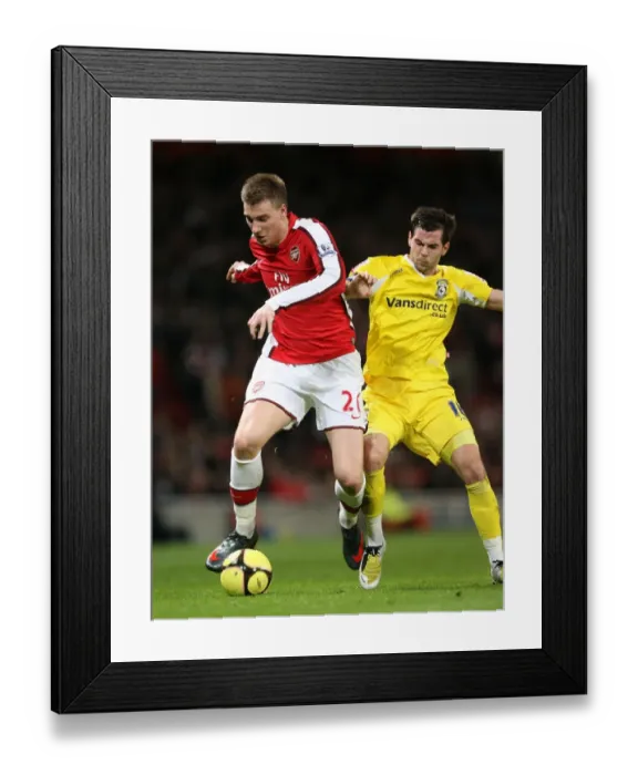Framed Print : Double Trouble: Bendtner's Brace Powers Arsenal Past Cardiff in FA Cup Showdown Framed Print : Double Trouble: Bendtner's Brace Powers Arsenal Past Cardiff in FA Cup Showdown