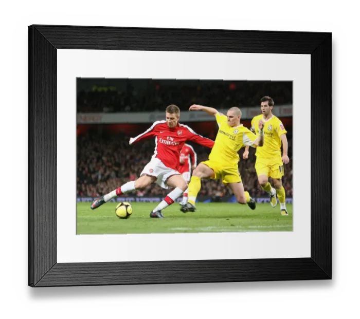 Framed Print : Nicklas Bendtner (Arsenal) Darren Purse (Cardiff) Framed Print : Nicklas Bendtner (Arsenal) Darren Purse (Cardiff)