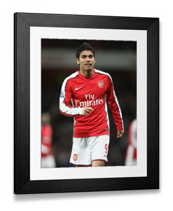 Framed Print : Arsenal's Eduardo Scores Brace in 4-0 FA Cup Victory over Cardiff City (2009) Framed Print : Arsenal's Eduardo Scores Brace in 4-0 FA Cup Victory over Cardiff City (2009)