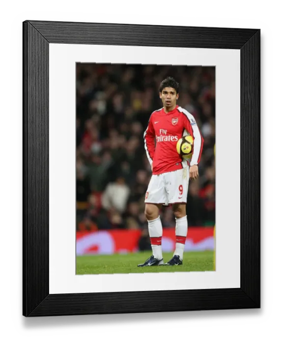 Framed Print : Arsenal's Eduardo Stars: 4-0 FA Cup Win Over Cardiff City