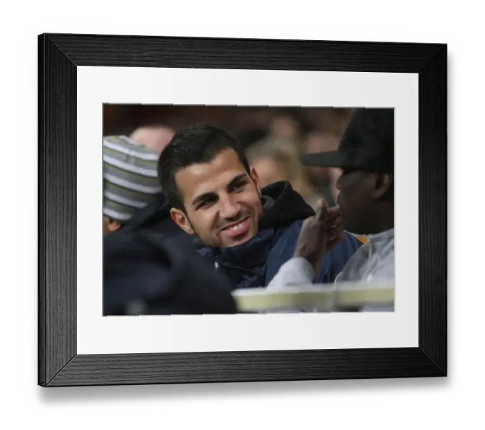 Framed Print : Arsenal's Fabregas Leads the Way: 4-0 FA Cup Victory over Cardiff City, Emirates Stadium, 2009