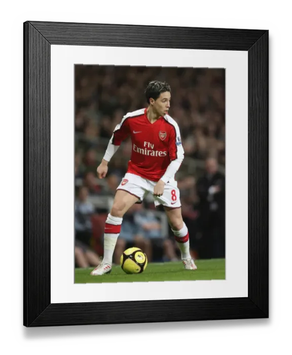 Framed Print : Samir Nasri's Standout Performance: Arsenal's 4-0 FA Cup Victory over Cardiff City
