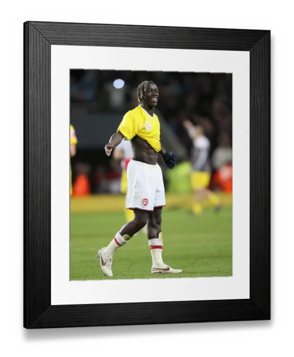 Framed Print : Arsenal's Bacary Sagna Shines: 4-0 FA Cup Victory Over Cardiff City Framed Print : Arsenal's Bacary Sagna Shines: 4-0 FA Cup Victory Over Cardiff City