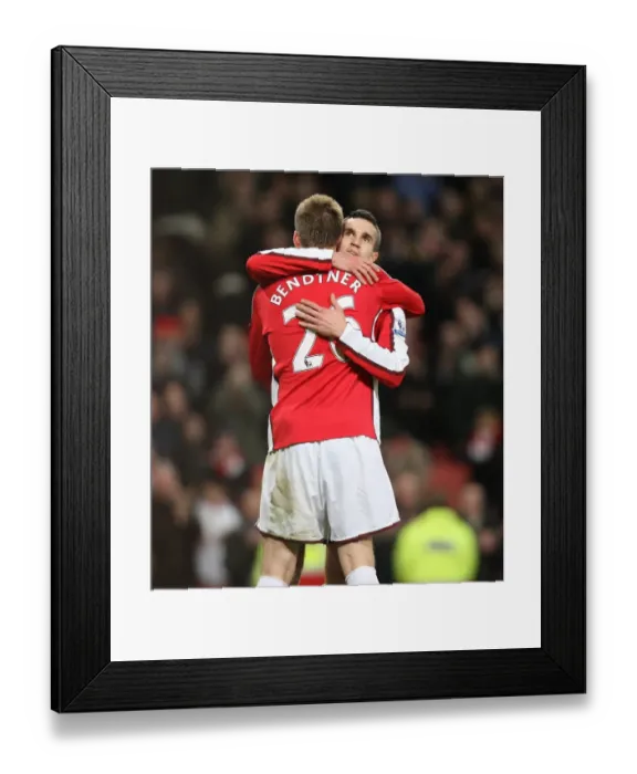 Framed Print : Robin van Persie celebrates scoring the 4th Arsenal Framed Print : Robin van Persie celebrates scoring the 4th Arsenal