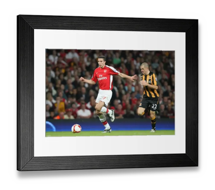 Framed Print : Robin van Persie vs. Dean Marney: Arsenal's 1:2 Defeat to Hull City in the Barclays Premier League Framed Print : Robin van Persie vs. Dean Marney: Arsenal's 1:2 Defeat to Hull City in the Barclays Premier League
