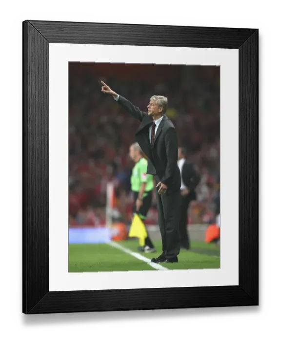 Framed Print : Arsene Wenger: Arsenal Manager Suffers Defeat against Hull City, 1-2, Barclays Premier League, Emirates Stadium (2008) Framed Print : Arsene Wenger: Arsenal Manager Suffers Defeat against Hull City, 1-2, Barclays Premier League, Emirates Stadium (2008)