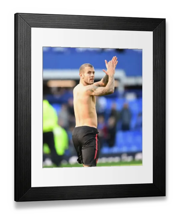 Framed Print : Jack Wilshere's Farewell: Arsenal Fans Applaud at Everton Match, 2017-18 Framed Print : Jack Wilshere's Farewell: Arsenal Fans Applaud at Everton Match, 2017-18