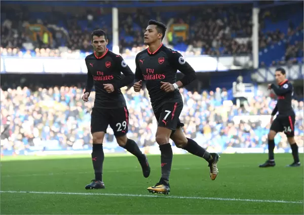 Five-Star Sanchez: Xhaka's Impact in Arsenal's Rout of Everton (2017-18)