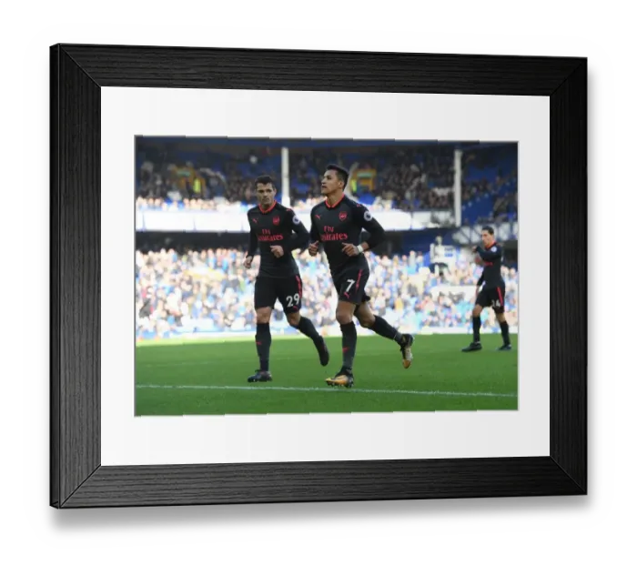Framed Print : Five-Star Sanchez: Xhaka's Impact in Arsenal's Rout of Everton (2017-18) Framed Print : Five-Star Sanchez: Xhaka's Impact in Arsenal's Rout of Everton (2017-18)