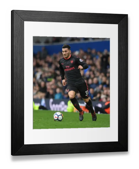 Framed Print : Sead Kolasinac in Action: Arsenal vs Everton, Premier League 2017-18 Framed Print : Sead Kolasinac in Action: Arsenal vs Everton, Premier League 2017-18