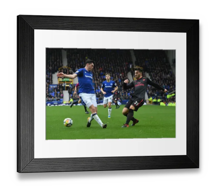 Framed Print : Sead Kolasinac vs Michael Keane: Intense Battle at Goodison Park - Everton vs Arsenal, Premier League 2017-18 Framed Print : Sead Kolasinac vs Michael Keane: Intense Battle at Goodison Park - Everton vs Arsenal, Premier League 2017-18