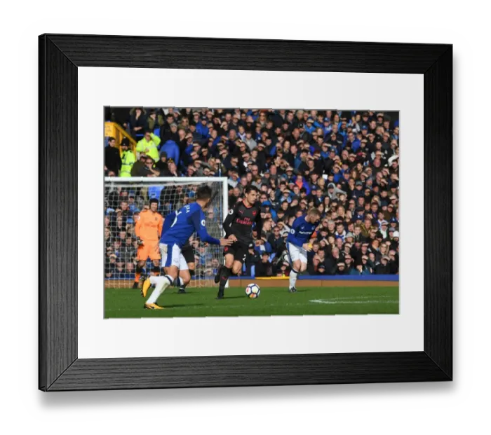Framed Print : Granit Xhaka: Arsenal Midfielder in Action against Everton, Premier League 2017-18 Framed Print : Granit Xhaka: Arsenal Midfielder in Action against Everton, Premier League 2017-18